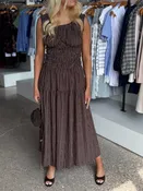 ANASTASIA CHICORY STRIPE Dress