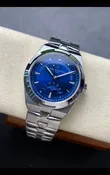 Vacheron Constantin Overseas True Moon Phase Steel Blue Dial Swiss Replica Watch