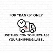 SHIPPING LABEL — DRAGON BACK DESIGNS DTF Transfers & More