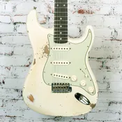 Fender - Custom Shop 1960 Stratocaster - Electric Guitar - Heavy Relic Aged India Ivory - with  Custom Shop Hardshell Case - x0305 (9235700299)