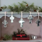 Beatriz Ball Cross Ornaments