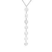 7 Chakras Y-Necklace 316L Stainless Steel Sacred Geometry Pendant