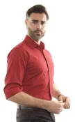 New Fashion Dress Shirt (Burgundy) — Ace of Diamond