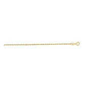 1.4mm Diamond Cut Rope Chain