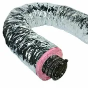 9″ Silver Flex QuietFlex Insulated Flexible Duct R6 25′ (Copy)