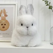 Alpaca Stuffed Animal Bunny – Micro 6" White | Shupaca