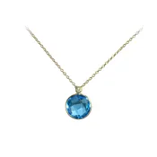 Blue Topaz Pendant — Treasures Fine Jewelry