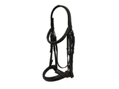Anky Double Bridle, Full Size Black