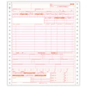 UB-04 COMPUTER FORMS 2-PART