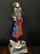 Art piece with woman