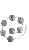 ANGEL RANCH Women's Western Hearts and Crosses Concho Belt