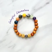 Colorful Chameleon Kid Bracelet