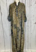 Animal Print Corduroy Maxi