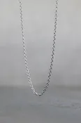 1.5mm Platinum Cable Link Chain