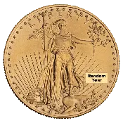 Gold 1/2 oz American Eagle (BU) - Random Year Our Choice