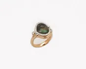 14 Karat Rose And White Gold Ring