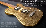 DELLATERA ATW DELUXE PIEZO - ENGRAVED GOLD PAISLEY