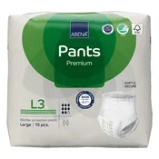Abena Premium Pants L3 - Large Disposable Pull-On Underwear with Tear-Away Seams