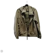 Athletic Jacket By Clothes Mentor In Green, Size: L