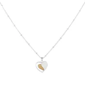 Bicolor Heart Necklace