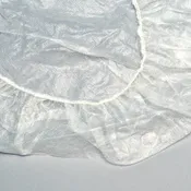 21″ White Bouffant Caps