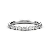 Amore Collection White Gold Diamond Eternity Band