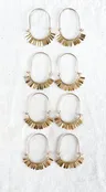 Oblong Fringe Hoops — The Swellife