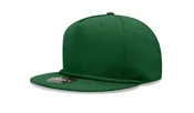 5 Panel High Profile Structured Cotton Blend Rope Hat