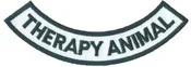 Therapy Animal Rocker Patch