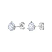 14KT GOLD 2 CARAT LAB-GROWN DIAMOND STUD EARRING