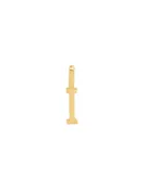 14k initial charm - I
