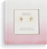 1st Communion Earrings & Book