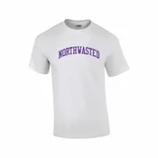 Adult White Short Sleeve Tee Shirt with “Northwasted” Design
