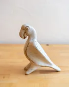 1970's Bruno Gambone Italian Glazed Ceramic Parrot