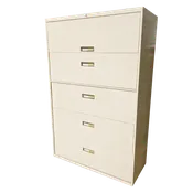 42" Cream 5-High Lateral File