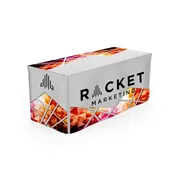 4 Ft Ultra Wrinkle Resistant Fitted Logo Tablecloths
