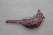 Cardinal Pin in red copper — Gail Miller Designs