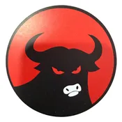 662 Bull 4" round magnet