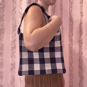 Blue Plaid Bag — C'Mere Nola