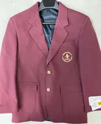 Blazer - Maroon w/ School Logo -