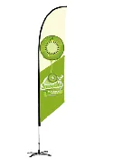 Advertising Flag-Angled