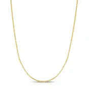 1.1MM Popcorn Chain Necklace in 14K Yellow Gold, 22" Length
