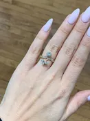 0.70 Carat Diamond Cluster Ring in 14k Gold
