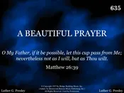 A Beautiful Prayer