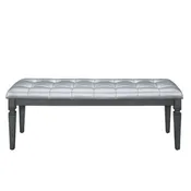 Homelegance Allura Bed Bench in Gray 1916GY-FBH