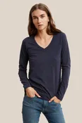 BRIDGET CITY COTTON SLUB T-SHIRT IN INK