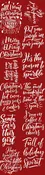 Christmas Lettering Gang Sheet #2 – White – Direct to Film Transfer