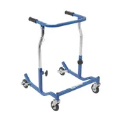 Anterior Rehab Safety Roller, Fixed Width, Adult, Blue
