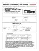 IFB MCB03 Counter Balance Module