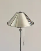 Anna Lari Cordless Emily Floor Lamp in Glossy Nickel